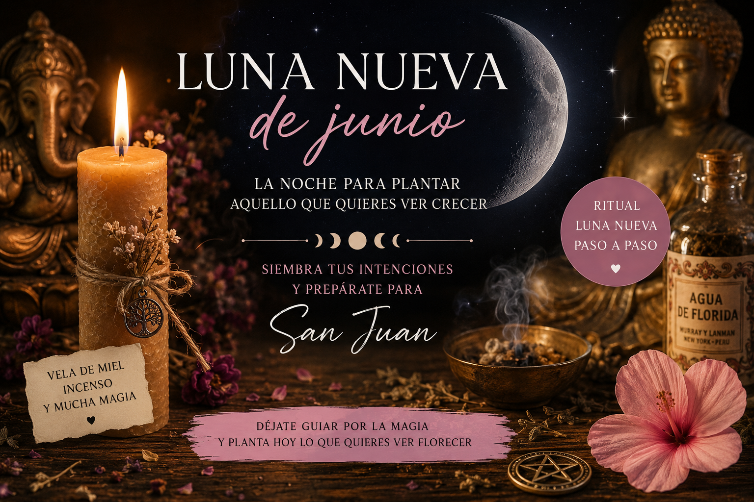 Luna Nueva de junio: la noche para plantar aquello que quieres ver crecer
