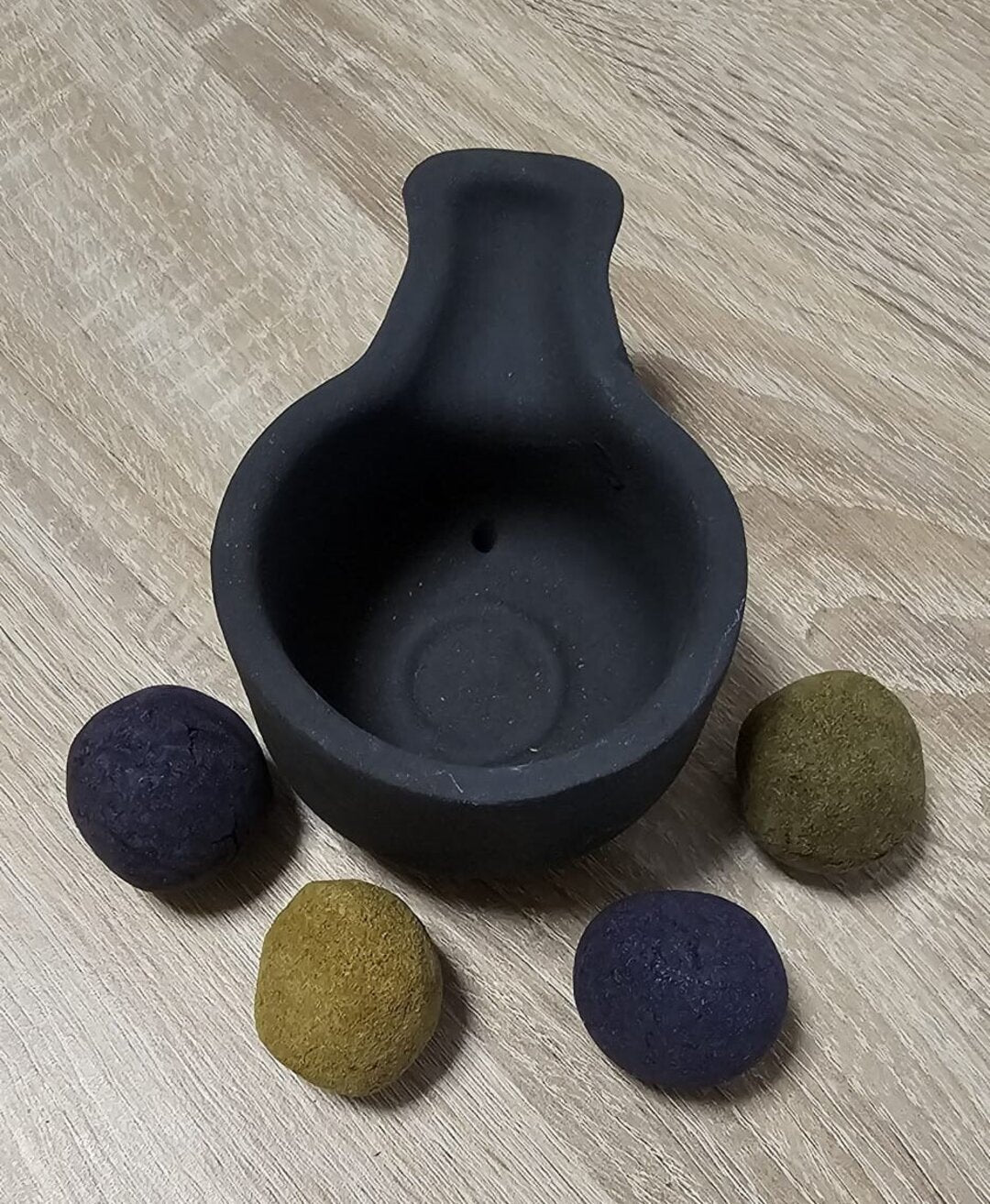 Sahumador Cerámico + 4 bombitas Defumación