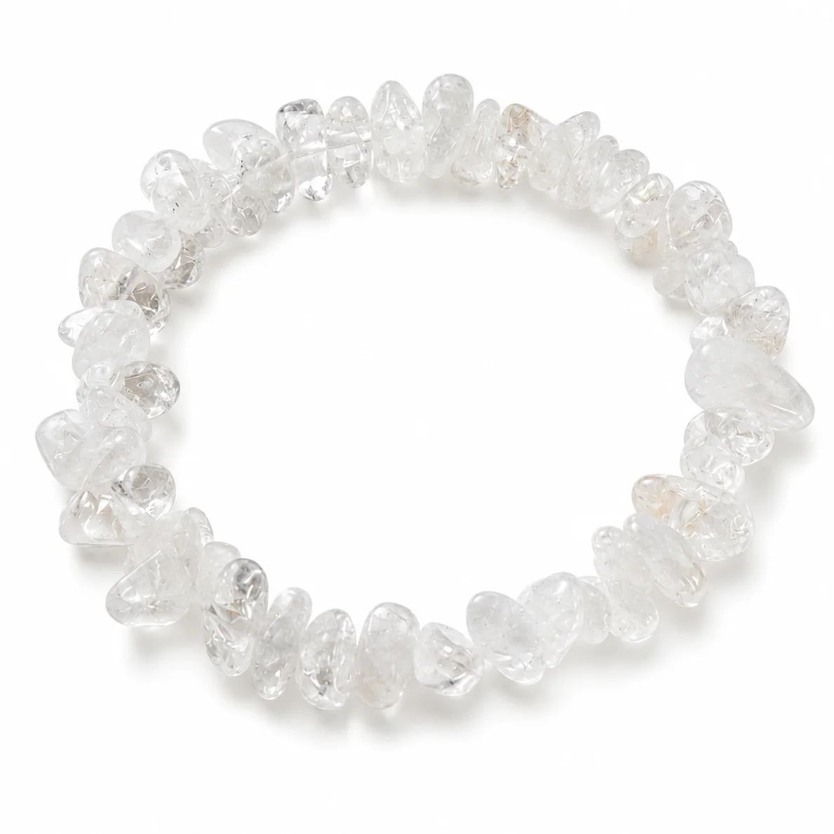 Pulsera Chip Cuarzo Blanco